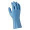 BLUE RUBBER SILVERLINED GLOVES - MEDIUM (8.5) PAIR