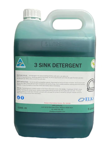 (3) Sink Dish Washing Detergent 5L
