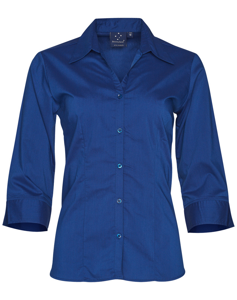 Teflon Executive Shirt For Women - 3/4 Sleeve