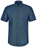 Ascort Dot Jacquard Stretch Shirt For Men - Short Sleeve