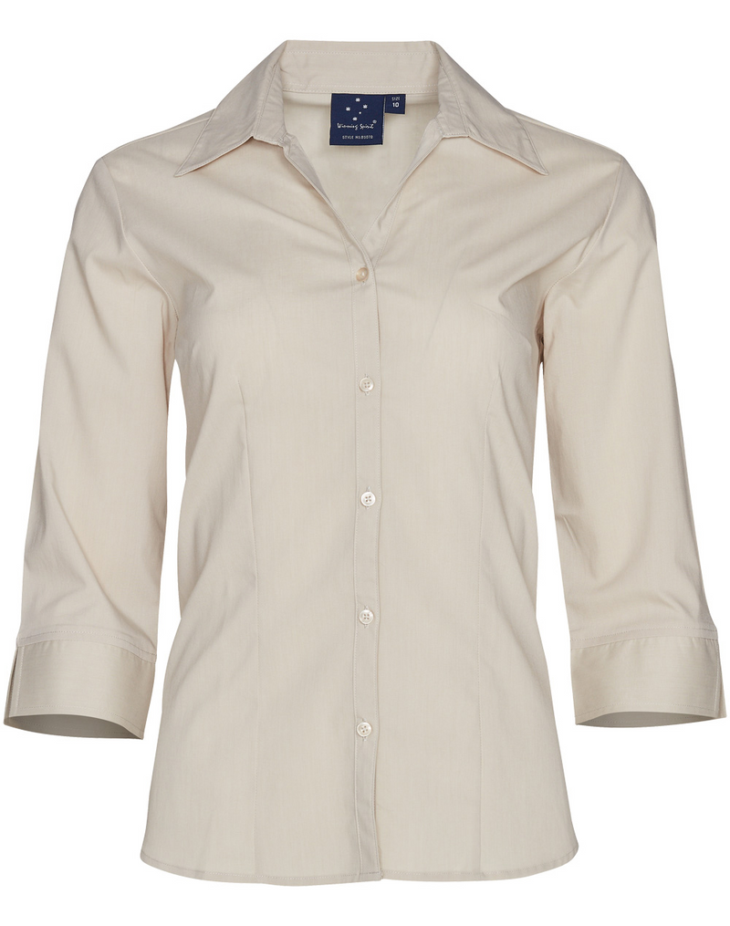 Teflon Executive Shirt For Women - 3/4 Sleeve