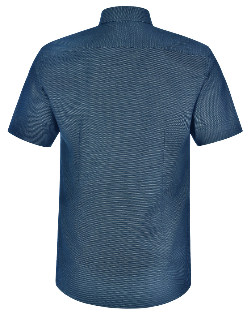 Ascort Dot Jacquard Stretch Shirt For Men - Short Sleeve