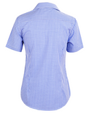 Multi-Tone Check Shirt For Women - Short Sleeves