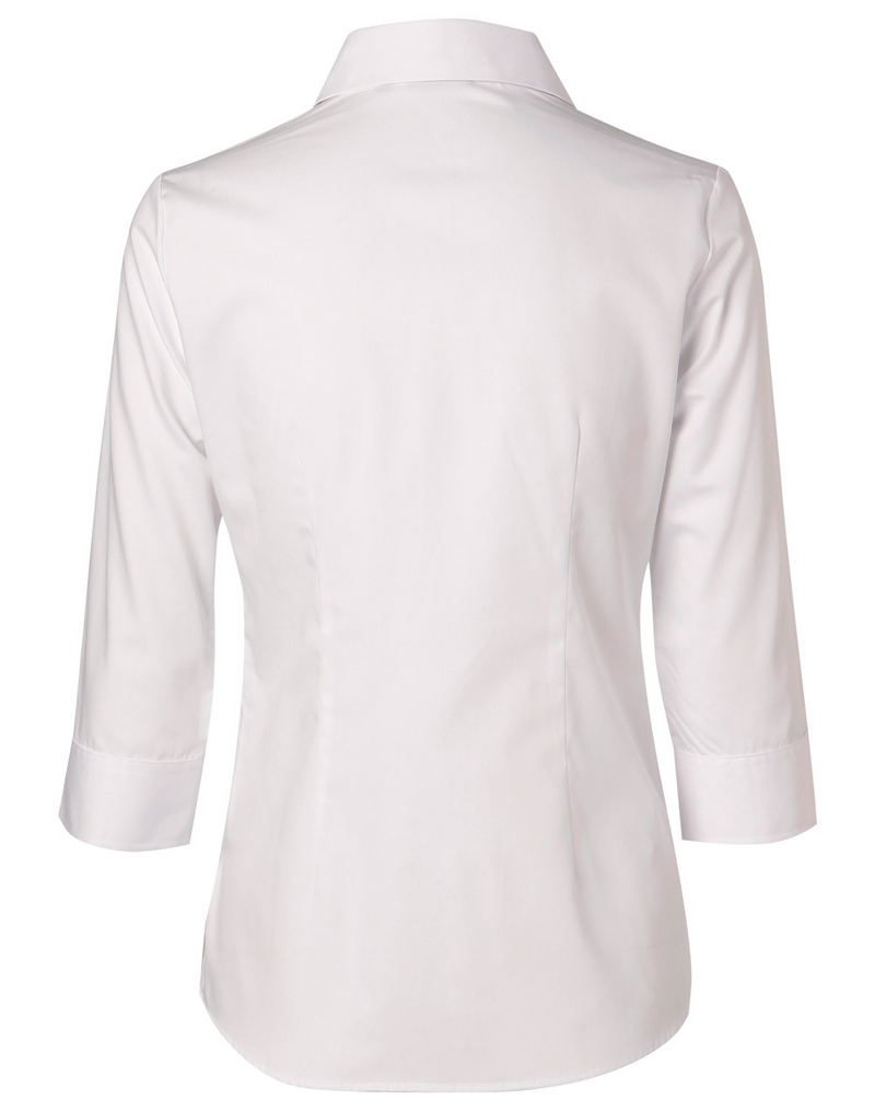 CVC Oxford Shirt For Women - 3/4 Sleeve