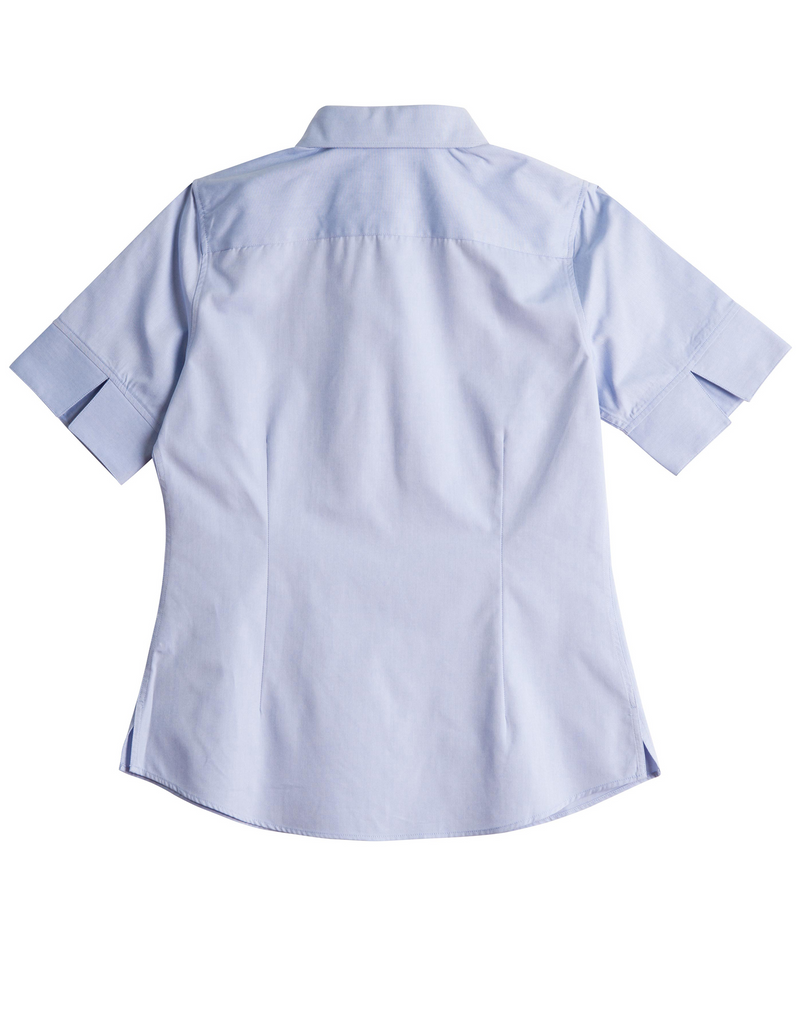 CVC Oxford Shirt For Women - Short Sleeve