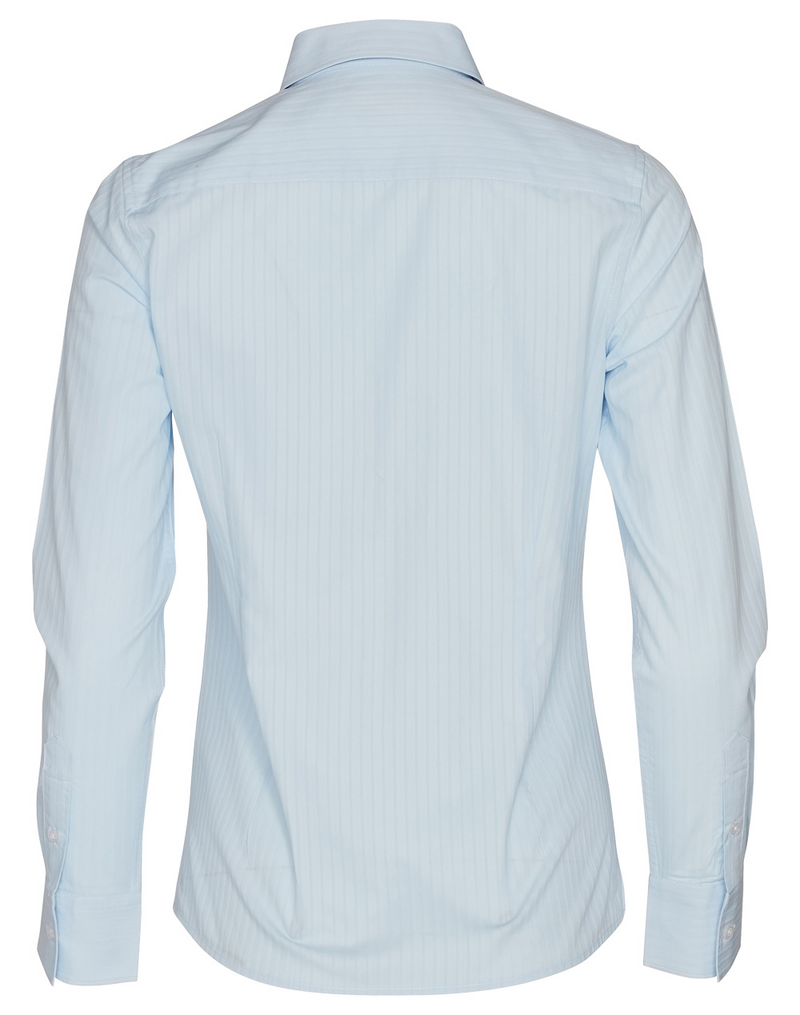 Self Stripe Shirt For Women - Long Sleeve