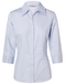 Fine Twill Shirt For Women - 3/4 Sleeve