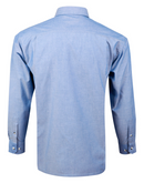 Chambray Shirt For Men - Long Sleeve