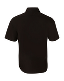 Cotton/Poly Stretch Shirt For Men - Short Sleeve