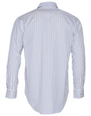 Executive Sateen Stripe Shirt For Men - Long Sleeve