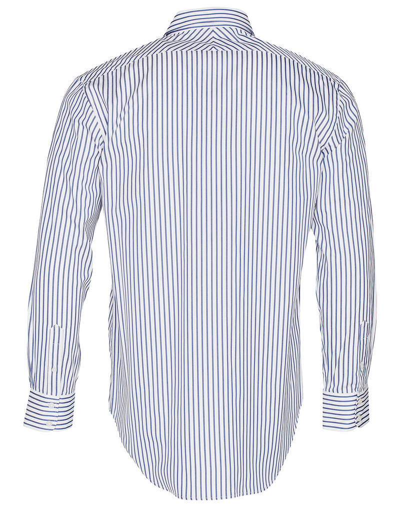 Executive Sateen Stripe Shirt For Men - Long Sleeve