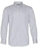 Executive Sateen Stripe Shirt For Men - Long Sleeve