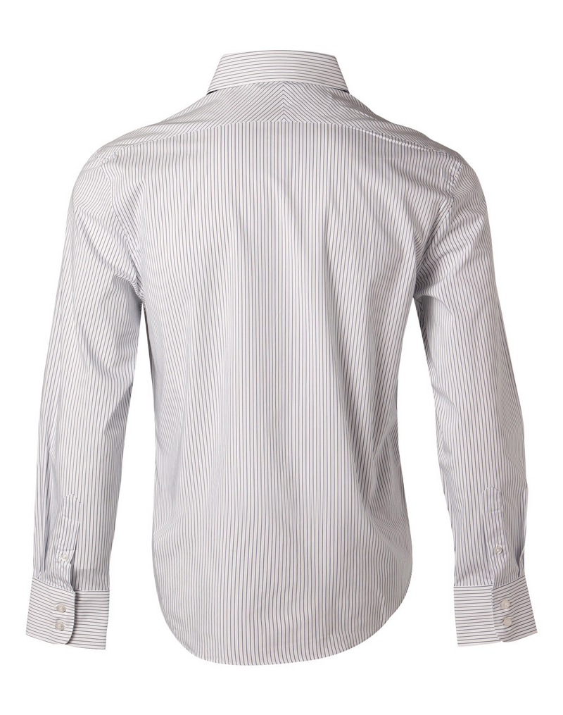 Ticking Stripe Shirt For Men - Long Sleeve