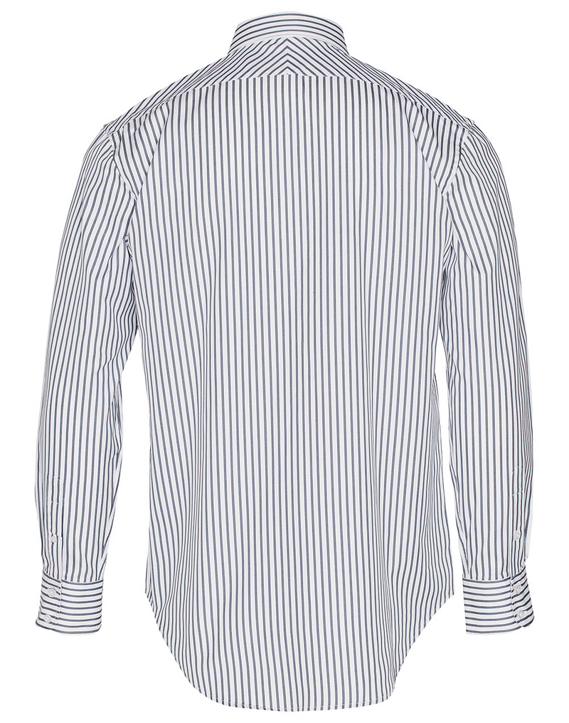 Executive Sateen Stripe Shirt For Men - Long Sleeve