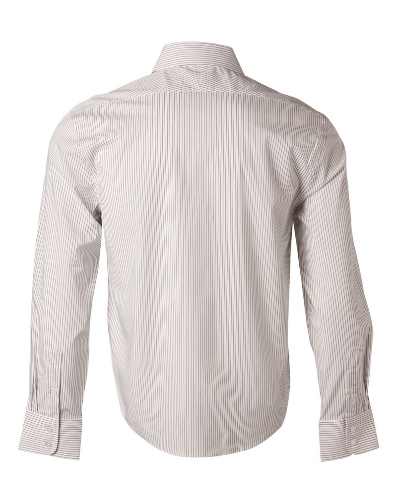 Ticking Stripe Shirt For Men - Long Sleeve