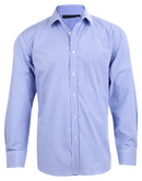 Multi-Tone Check Shirt For Men - Long Sleeve