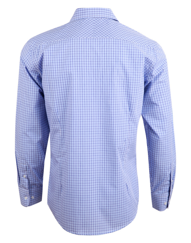 Multi-Tone Check Shirt For Men - Long Sleeve