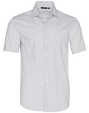 Ticking Stripe Shirt For Men - Short Sleeve