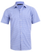 Multi-Tone Check Shirt For Men - Short Sleeve