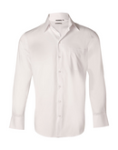 Fine Twill Shirt For Men - Long Sleeve