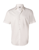 Fine Twill Shirt For Men - Short Sleeve