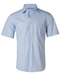 Pin Stripe Shirt For Men - Short Sleeve