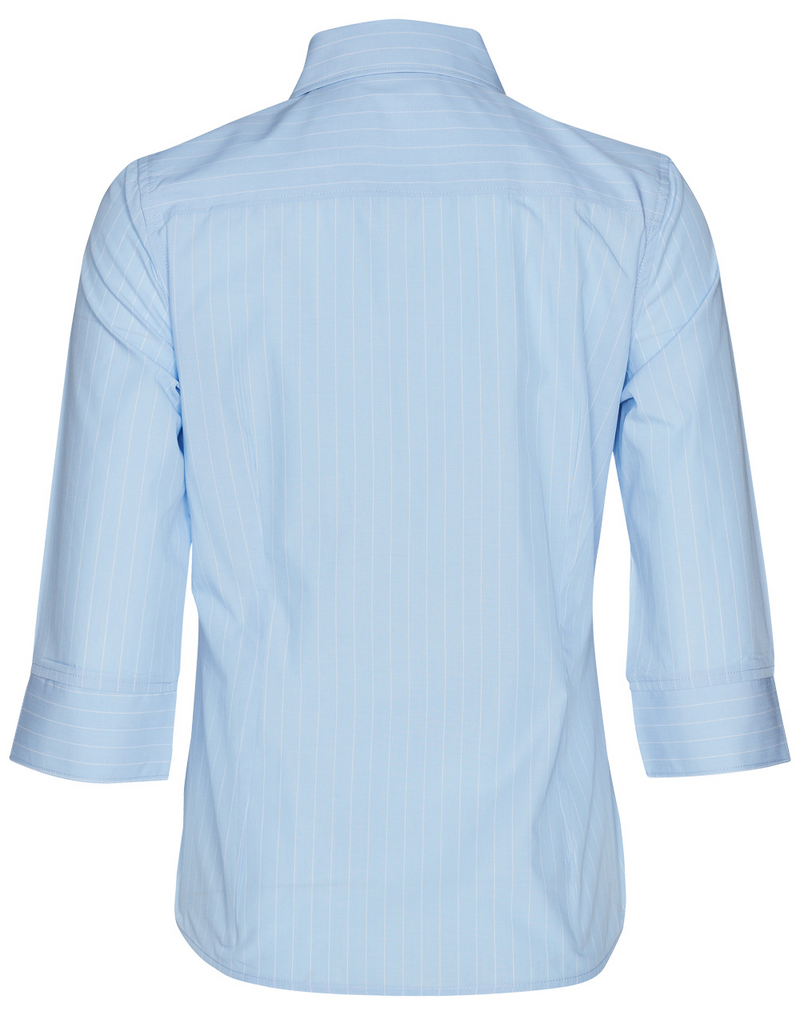 Pin Stripe Shirt For Women - 3/4 Sleeve