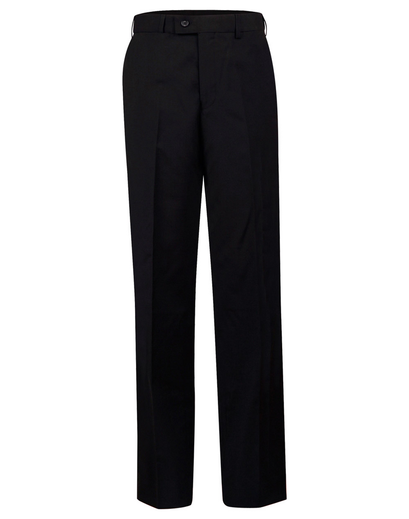 Wool Blend Stretch Flexi Waist Pants For Pants