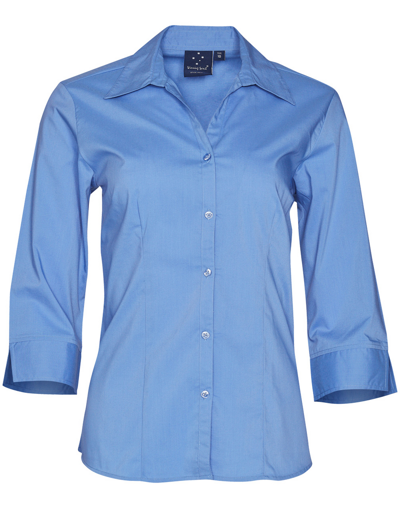 Teflon Executive Shirt For Women - 3/4 Sleeve