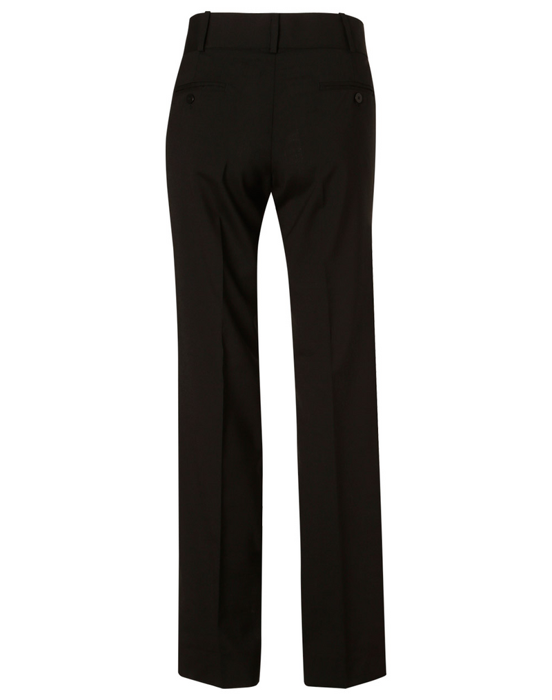 Wool Blend Stretch Pants For Women