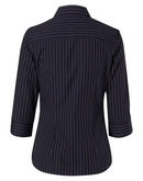 Pin Stripe Shirt For Women - 3/4 Sleeve