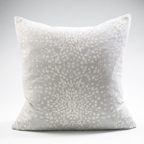 Glacier Reversible Cushion - Silver Grey/White