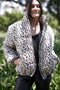 Linen Bomber jacket - Leopard