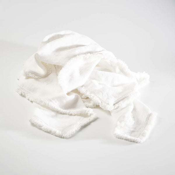 Luca Boho Throw - White