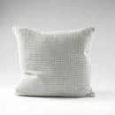 Ordonne Linen Houndstooth Cushion - Pistachio