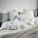 Ordonne Reversible Duvet Cover incl. Pillowcase Set - Silver Grey