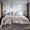 Ordonne Reversible Duvet Cover incl. Pillowcase Set - Silver Grey