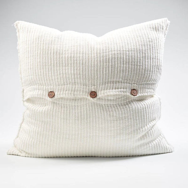 Rafflad Linen Cushion - Ivory