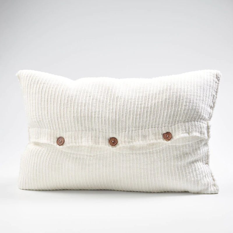 Rafflad Linen Cushion - Ivory