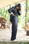 Linen Tailored Pants - Black