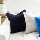 Lynette Velvet Cushion - Navy