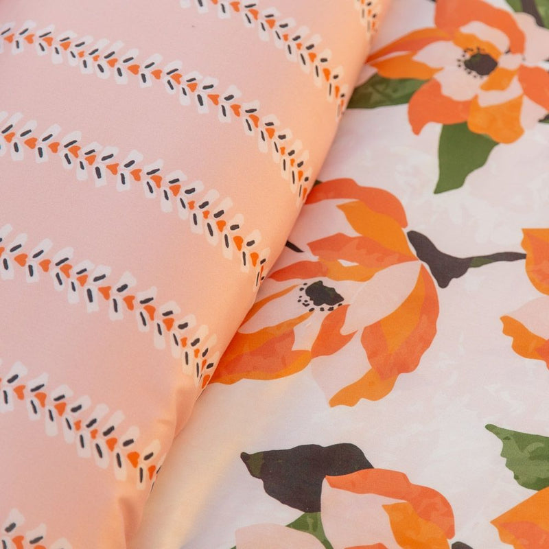 Hibiscus Duvet Cover Set