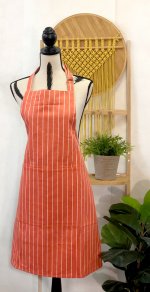 Regatta Apron Orange White Stripe