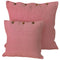 Resort Premium Solid Dusky Rose Cushion Cover