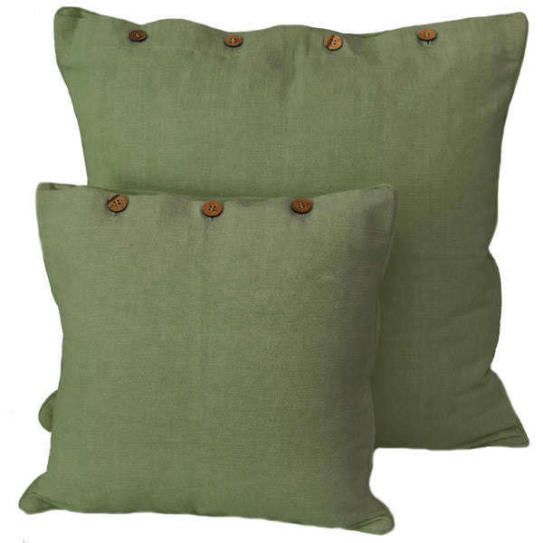 Resort Premium Solid Olive Cushion Cover