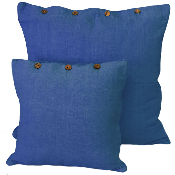 Resort Premium Solid Blue Moon Cushion Cover