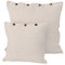 Resort Premium Solid Off White Cushion Cover