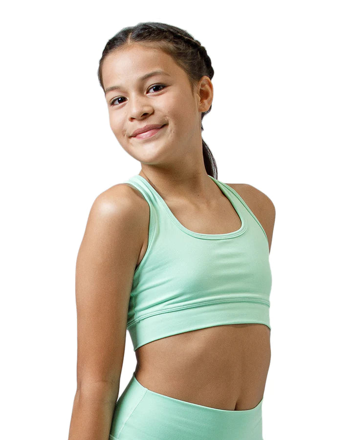 Kids Racer Crop Neo Mint