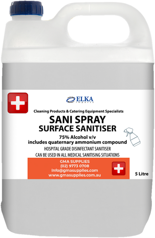 SANI SPRAY SURFACE SANITISER 5L