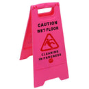Caution Wet Floor Sign Pink